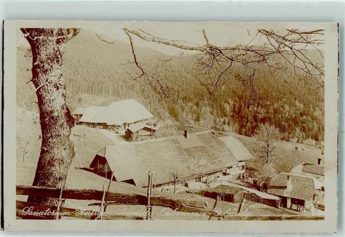 3625 Heiligenschwendi Foto AK Sanatorium Oekonomie-Gebäude
