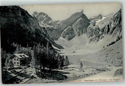 Seealpsee 1911 - Altmann Säntis
