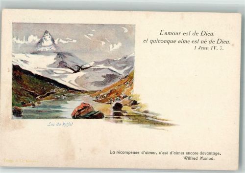 Riffelhorn 1920 - Riffelsee