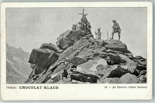 Bergsteiger Werbung Klaus Schokolade
