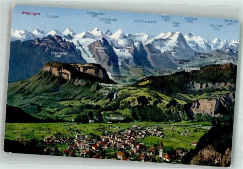 3860 Meiringen Foto AK