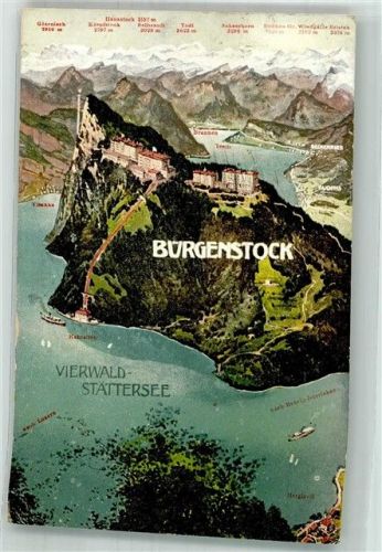 6363 Bürgenstock 1909 Foto AK Hotel Vierwaldstättersee