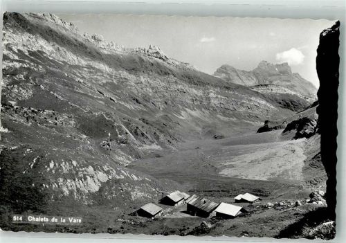 1880 Bex Foto AK Chalets de la Vare