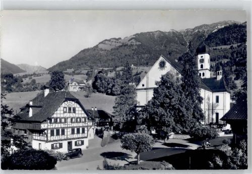 6072 Sachseln - Dorfpartie Kirche