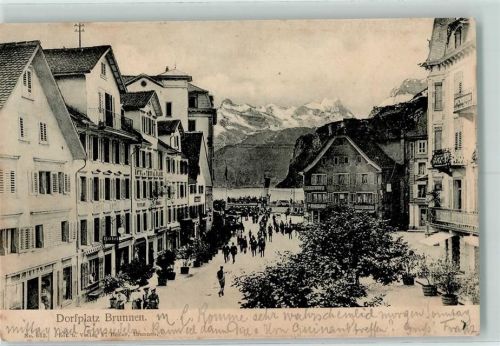 6440 Brunnen 1905 - Dorfplatz