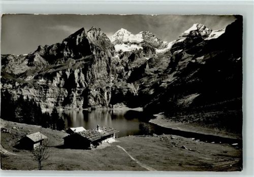 3718 Kandersteg - Oeschinensee Blümlisalp und Fründenhorn
