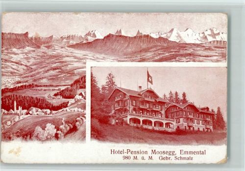 3543 Emmenmatt 1913 - Hotel Pension Moosegg Emmental