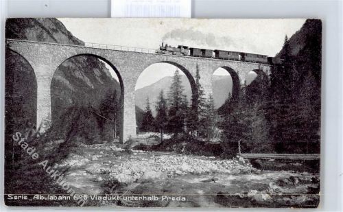 7482 Preda - Albulabahn, Eisenbahn, Viadukt