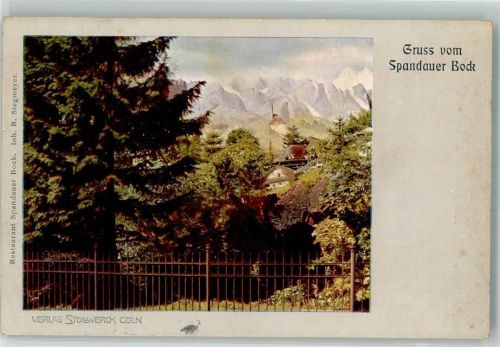 W1000 Spandau Restaurant Spandauer Bock Nr. 1 Nr. 508 Stollwerck Schokolade 1906