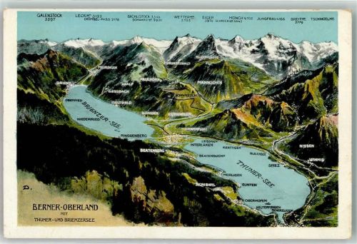 3700 Spiez - Vogelschau Berneroberland