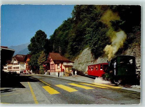 3855 Brienz BE - Abfahrt der Rothornbahn