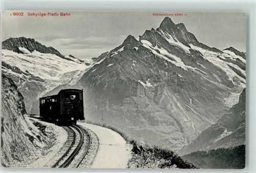 1910 - Schynige Platte Bahn Bergbahn AK