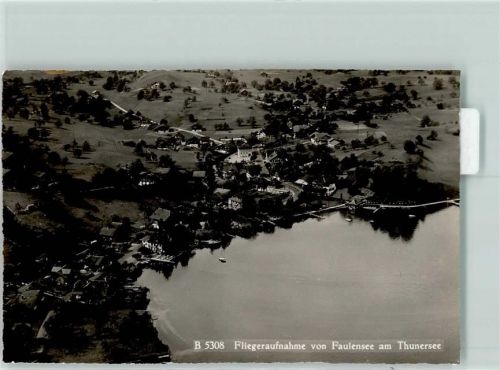 3705 Faulensee - Fliegeraufnahme Thunersee