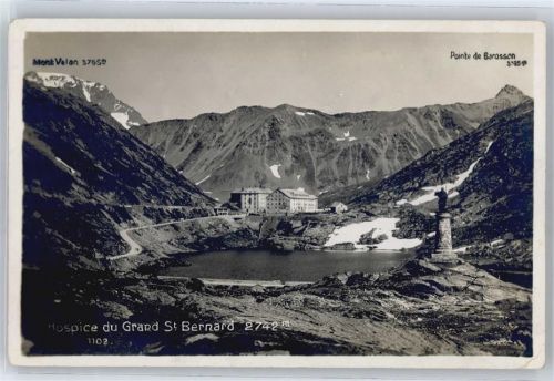 1946 Bourg-St-Pierre Grand-St-Bernard - Hospiz AKU2