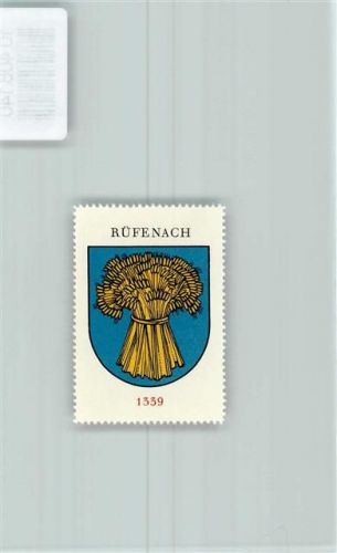 5235 Rüfenach AG - Vignette Wappen Kaffee Hag ca 1920-1940 Garbe