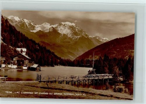 Champex - Lac Champex et Chaine du Grand Combin