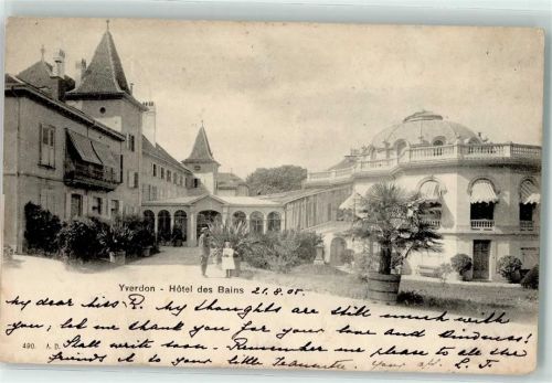 1400 Yverdon-les-Bains 1905 - Hotel des Bains