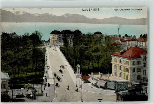 1000 Lausanne Losanna 1911 - Pont Chauderon Montbenon