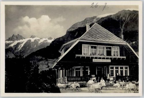 Gerschnialp - Gasthaus Seealp Terrasse