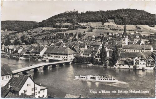 um 1930/40 - Stein a. Rhein, Kanton Schaffhausen, Schloß Hohenklingen, Schweiz,Hugo Kopp AKU1