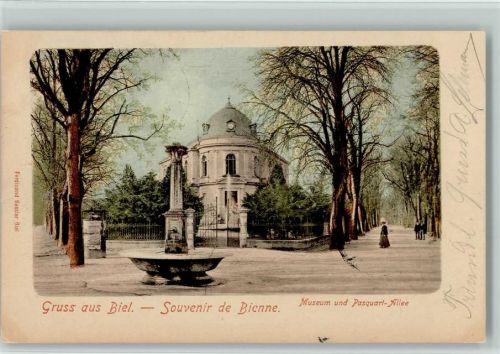 2500 Biel/Bienne - 1899 Museum und Pasquart-Allee