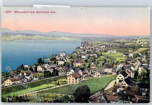 8708 Männedorf - Blick vom Kirchturm