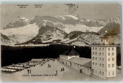 8835 Feusisberg 1916 - Etzel-Kulm Vrenelisgärtli Glärnisch Bächistock