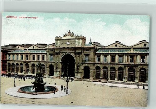 8000 Zürich 1911 - Bahnhof