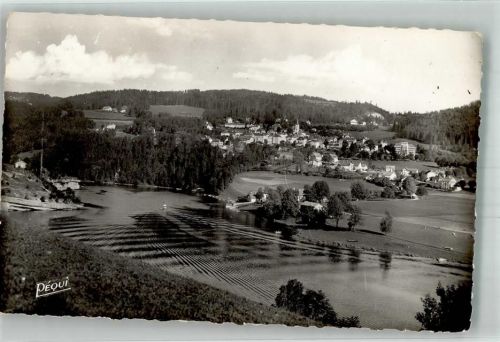 2416 Les Brenets Foto AK Grenze Frankreich-Schweiz Franche-Comté Péqui