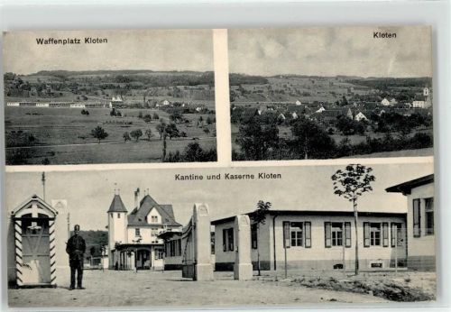 8302 Kloten 1913 - Kaserne Feldpost Schweiz