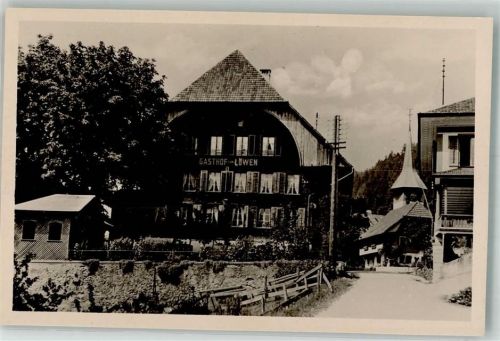 3556 Trub y Foto AK Gasthaus Löwen