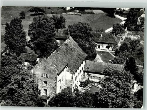 9216 Hohentannen 1969 Foto AK Fliegeraufnahme Schloss Oetlishausen Landschulheim