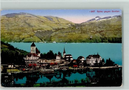 3700 Spiez - Schloss Spietz Thunersee Gunten