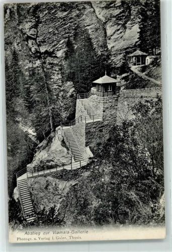 7430 Thusis 1907 - Abstieg zur Viamala Gallerie