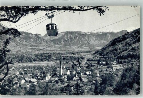 7310 Bad Ragaz Gebrauchsspuren Seilbahn St. Luziensteig