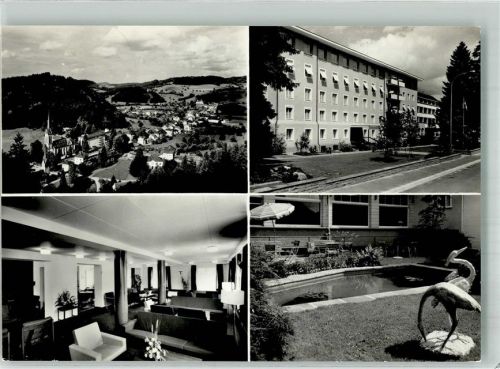 8374 Dussnang 1957 Foto AK Hotel Kneipp-Kurhaus