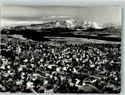 8570 Weinfelden Foto AK Fliegeraufnahme