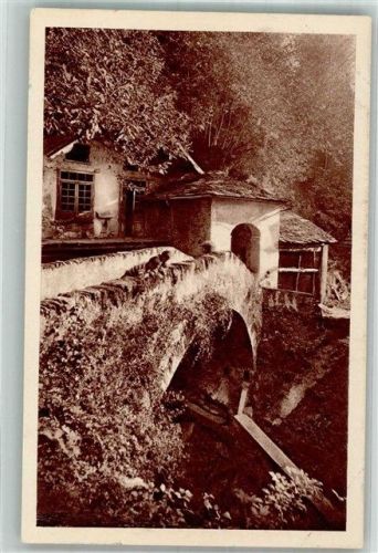 6614 Brissago Foto AK Vecchio Ponte