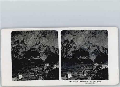 Gemmipass Wallis - Stereofoto format ca. 18 x 9 cm