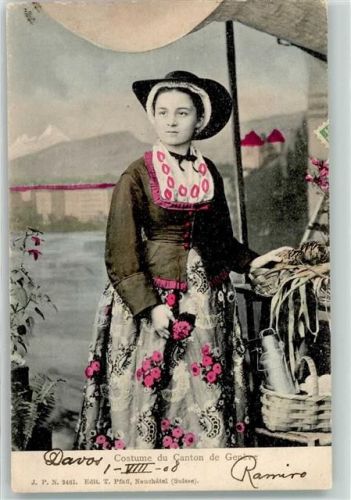 1200 Genève Genf 1908 - Frau