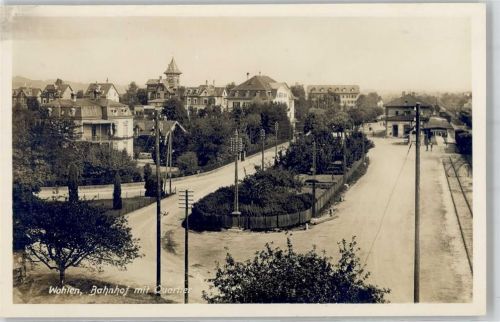 5610 Wohlen AG 1928 - Bahnhof