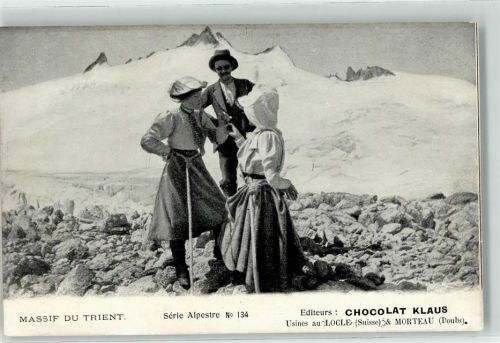 1929 Trient - Massiv du Trient Editeur Chocolat Klaus