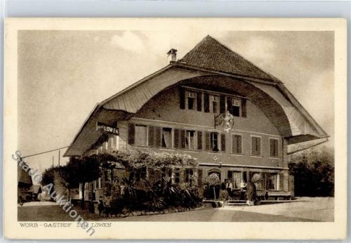 3076 Worb - 1922 Gasthof zum Löwen