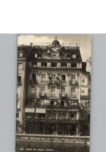 6000 Luzern Lucerne - Hotel des Alpes