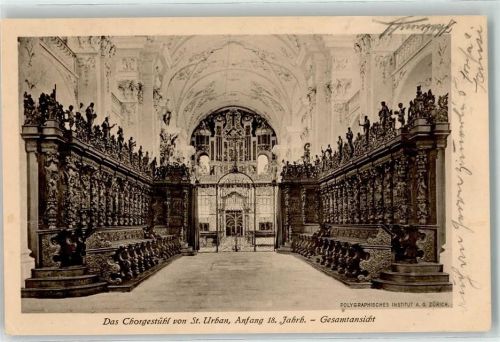 4915 St. Urban - Kirche Chorgestühl