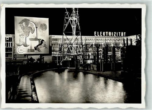 8000 Zürich Gebrauchsspuren Schw. Landesausstellung 1939 Foto Gaberell Sektion Elektrizität