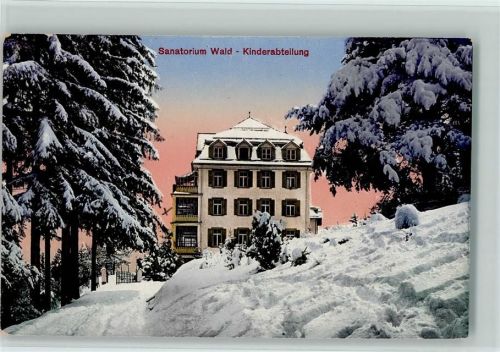 8636 Wald ZH - Sanatorium Kinderabteilung Winter