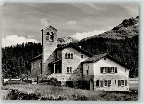 7505 Celerina/Schlarigna - Verlag u. Fotograf Albert Steiner Kath. Kirche
