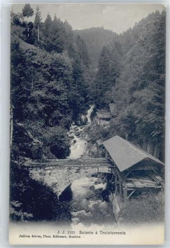 1950 Sion Montorge - Fluss