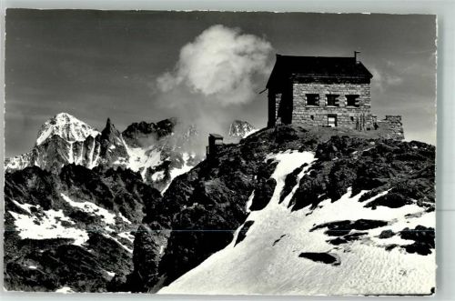 1987 Hérémence Riod Winter Gasthaus Hütte Cabane du Val des Dix